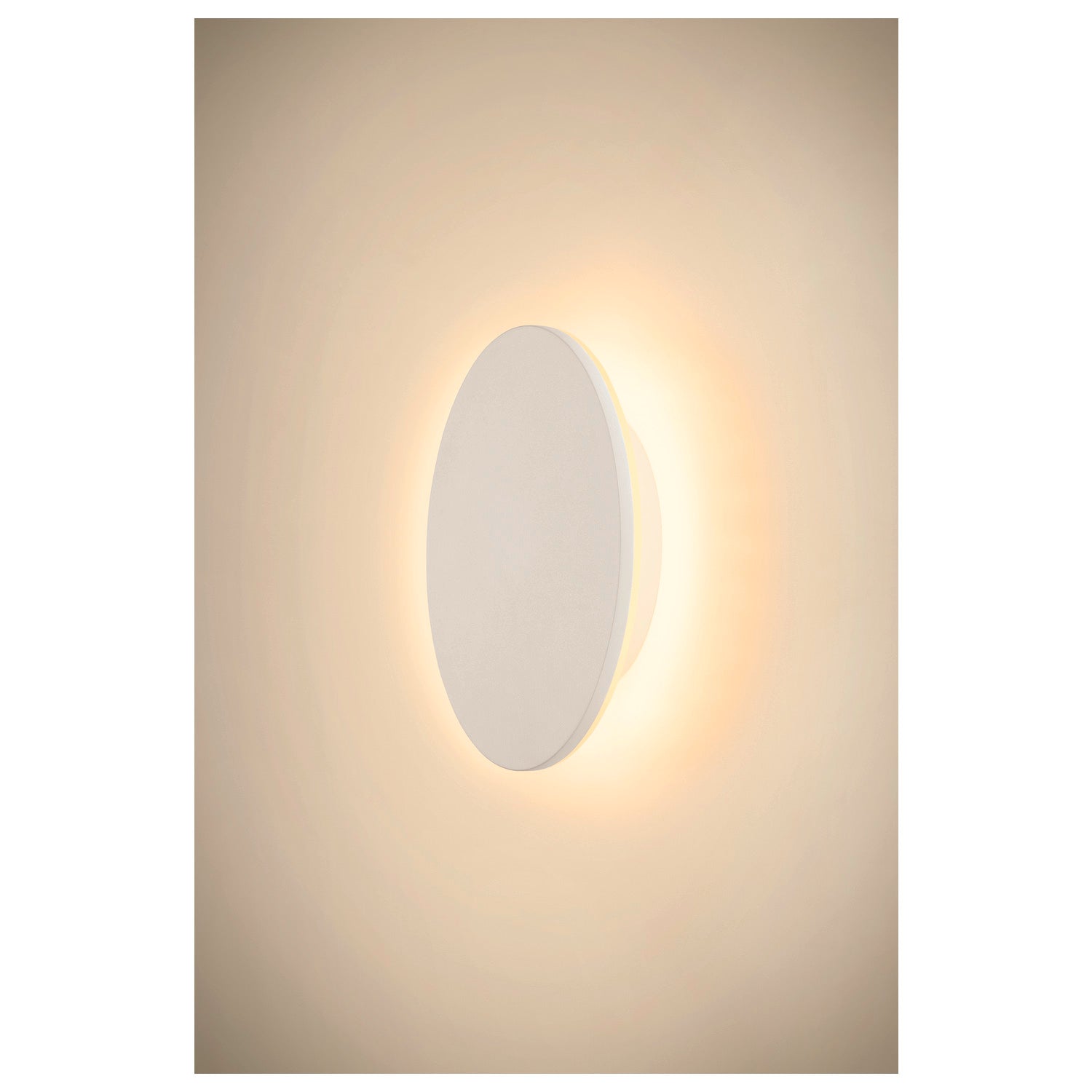 SLV D-RING M, wall light, PHASE, 2700/3000 K, PHASE, IP65, white 1007914
