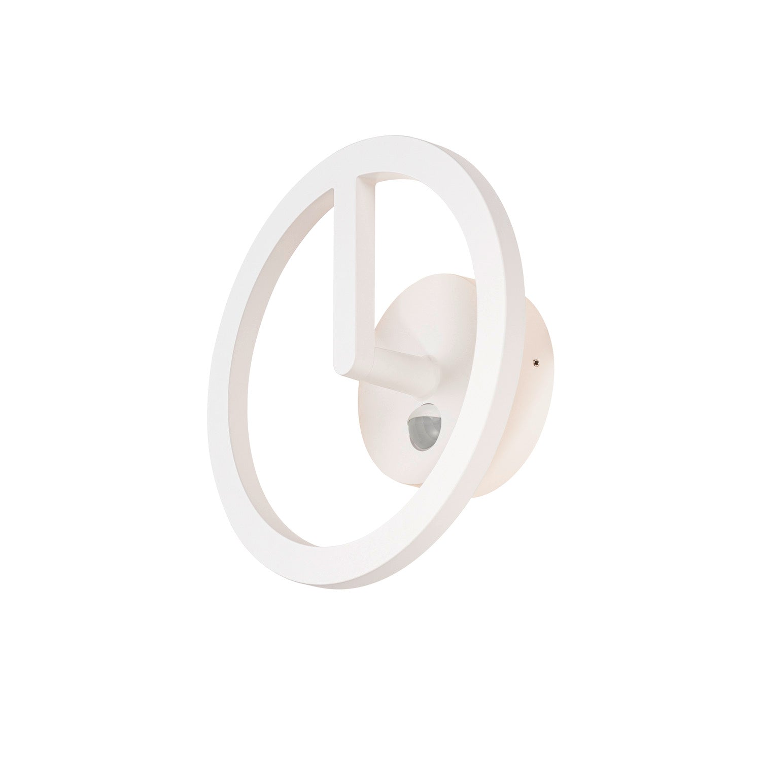 SLV Q-RING, wall light, sensor, 3000 K, IP54, white 1007917