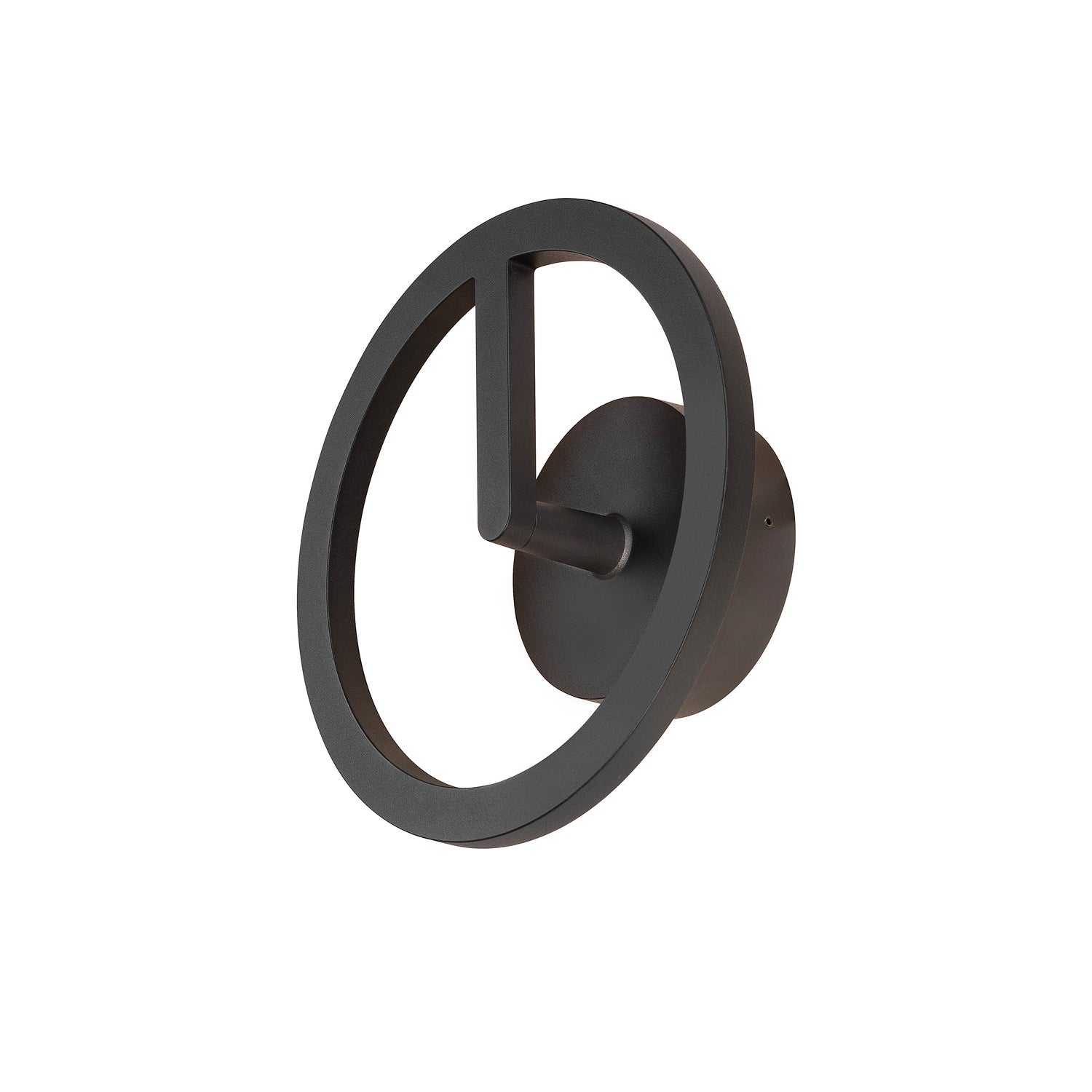 SLV Q-RING, wall light, 3000 K, PHASE, IP65, black 1007918