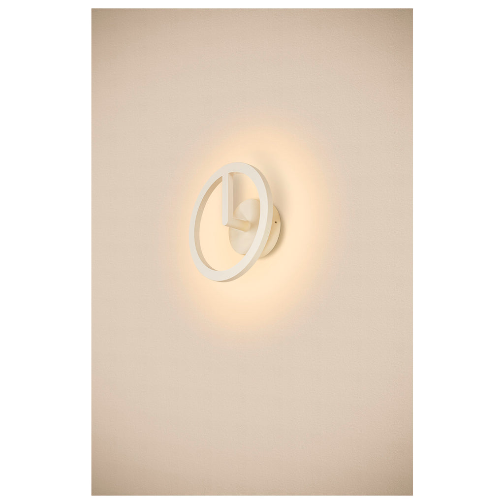 SLV Q-RING, wall light, 3000 K, PHASE, IP65, white 1007919