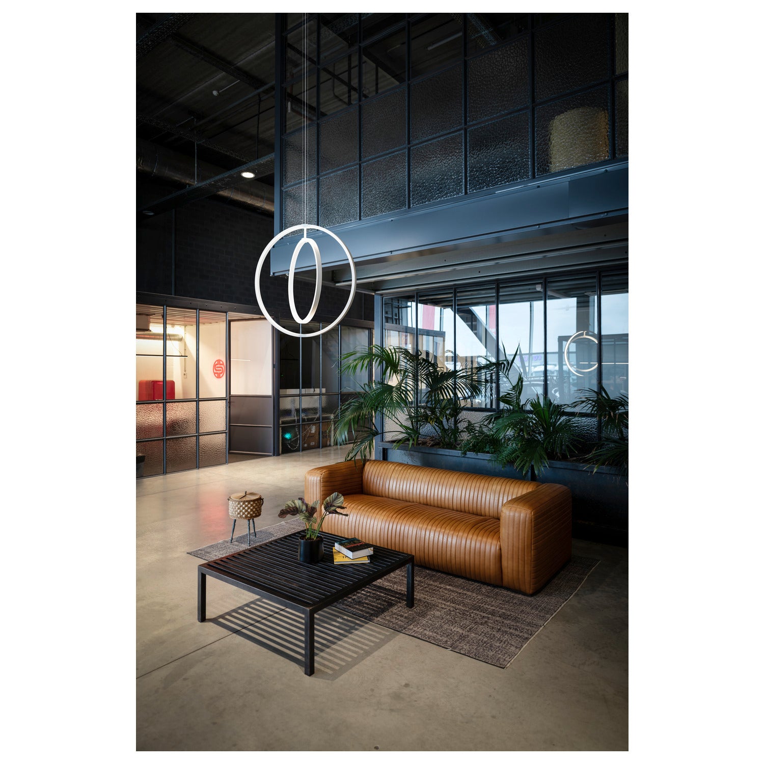 SLV ONE VERTICAL PD, pendant light, 180 cm, 2700/3000 K, PHASE, white 1008003