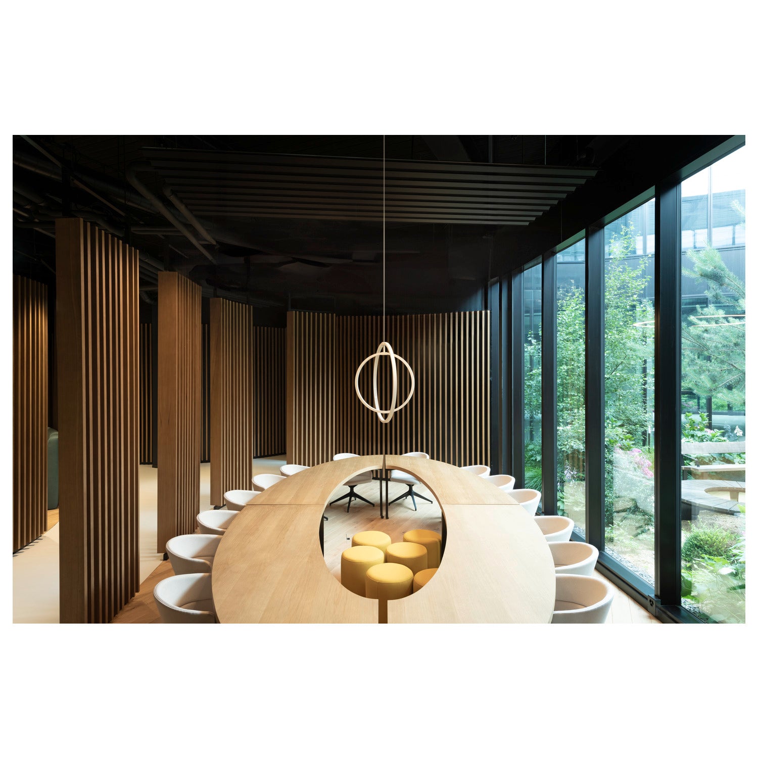 SLV ONE VERTICAL PD, pendant light, 180 cm, 2700/3000 K, PHASE, white 1008003
