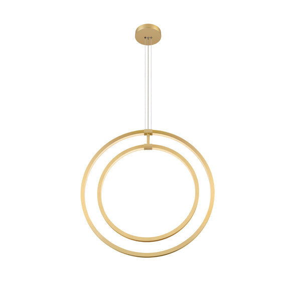 SLV ONE VERTICAL PD, pendant light, 180 cm, 2700/3000 K, PHASE, brass 1008004