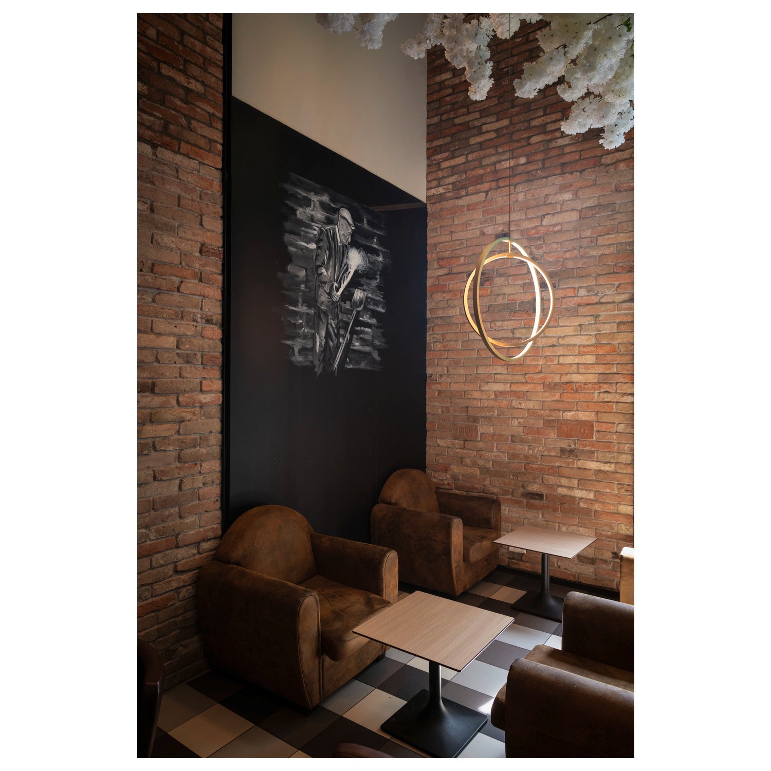 SLV ONE VERTICAL PD, pendant light, 180 cm, 2700/3000 K, PHASE, brass 1008004