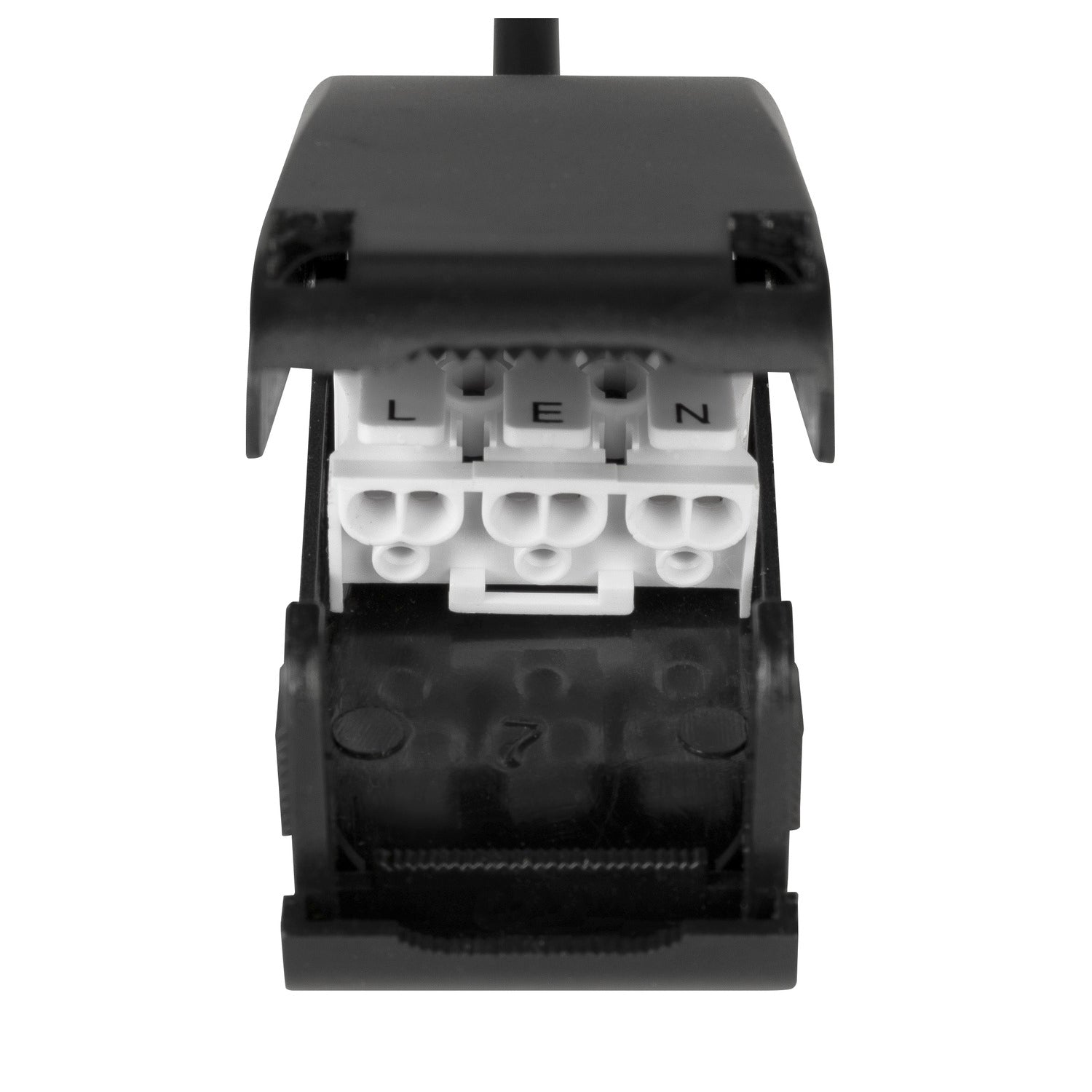 SLV NEW TRIA® 155, DOUBLE LED module, 3000 K, 38°, PHASE, black 1008006
