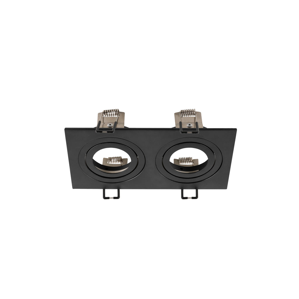 SLV NEW TRIA® 155, ceiling installation ring, L: 17 W: 9 H: 4 cm, two-lamp, IP 20, black 1008007