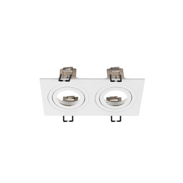 SLV NEW TRIA® 155, ceiling installation ring, L: 17 W: 9 H: 4 cm, two-lamp, IP 20, white 1008008