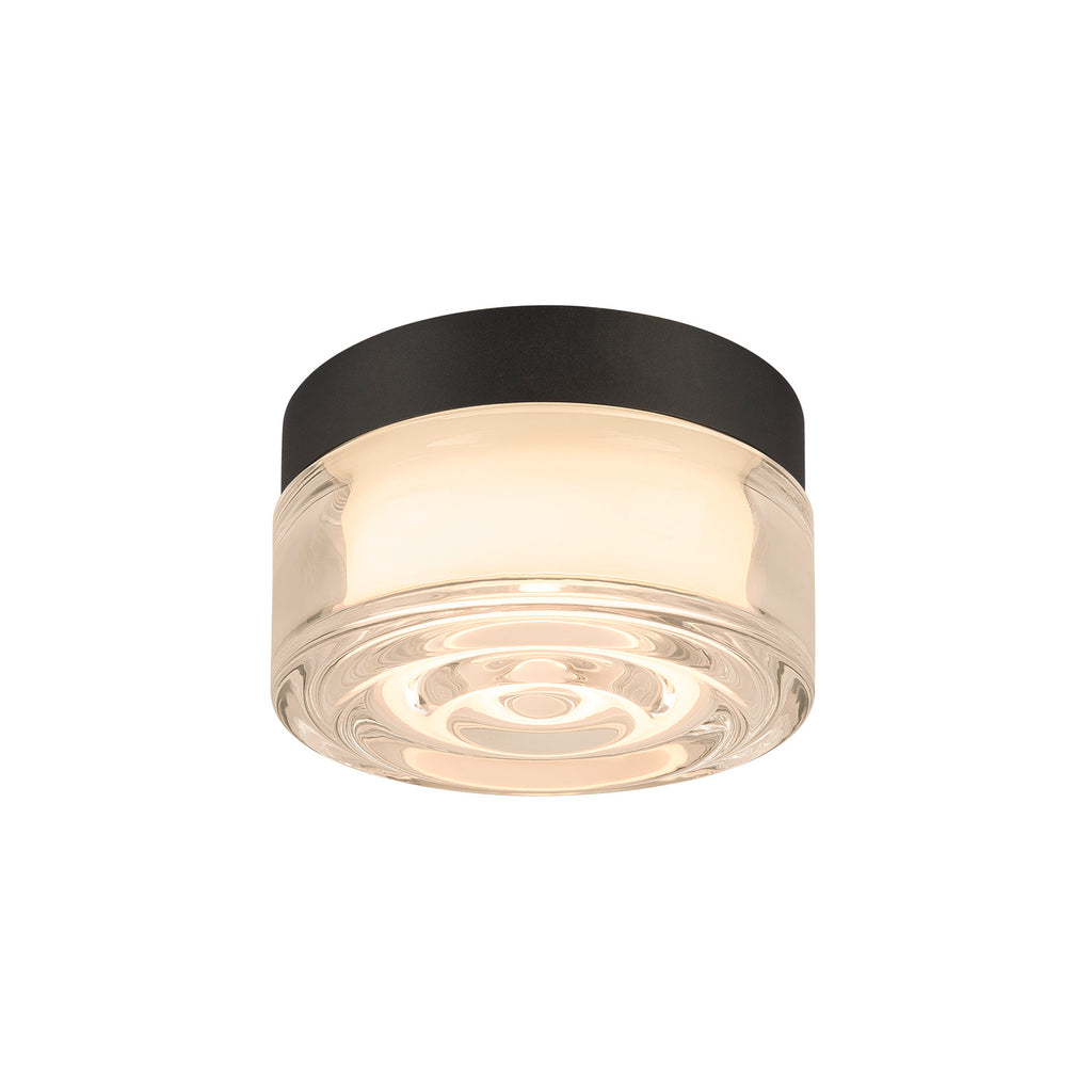 SLV CYFT WAVE, wall- and ceiling-mounted light, 2700/3000/4000 K, 6.5 W, PHASE, black 1008024