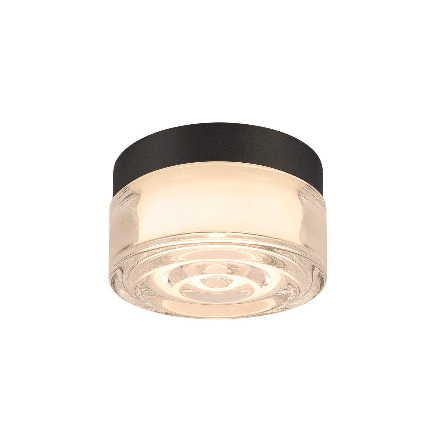 SLV CYFT WAVE, wall- and ceiling-mounted light, 2700/3000/4000 K, 6.5 W, PHASE, black 1008024