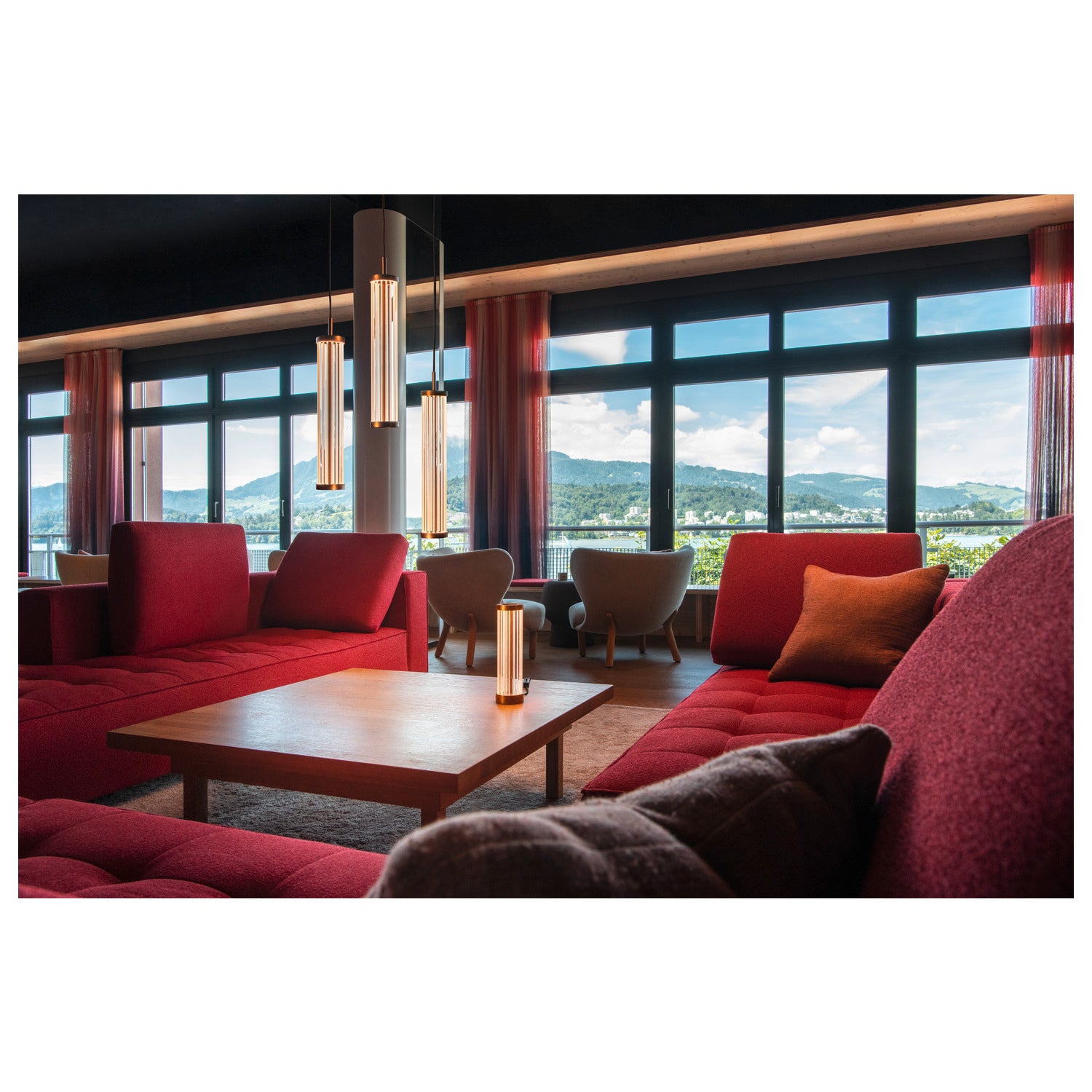 SLV QUIMERA, pendant light, pendant length 150 cm, 2700/3000 K, PHASE, brushed brass 1008033