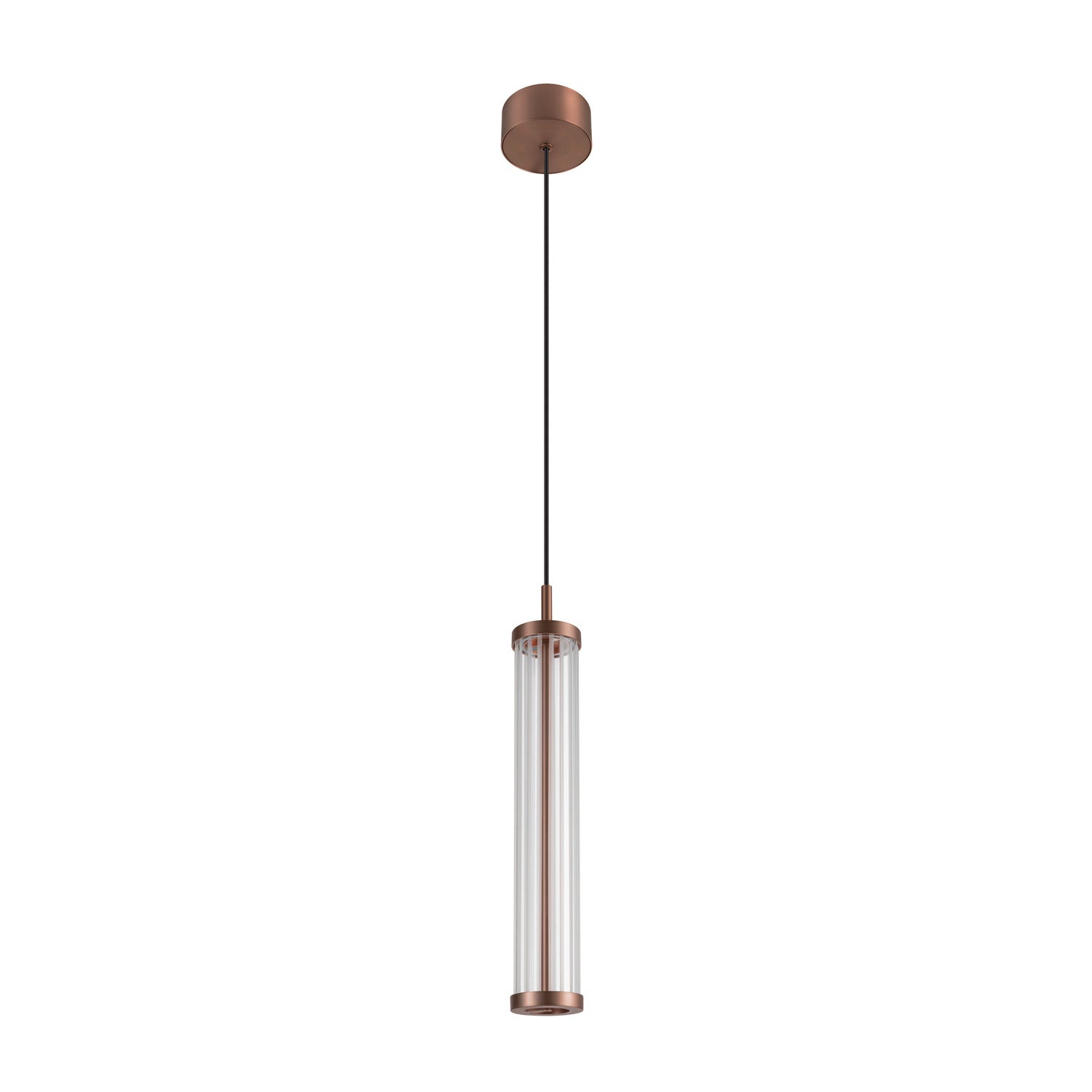 SLV QUIMERA, pendant light, pendant length 150 cm, 2700/3000 K, PHASE, dark copper 1008034
