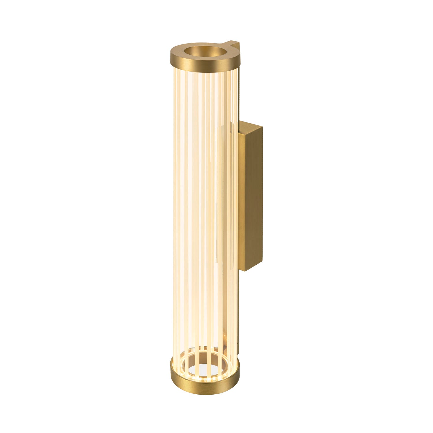 SLV QUIMERA, wall-mounted light, 2700/3000 K, PHASE, brushed brass 1008036