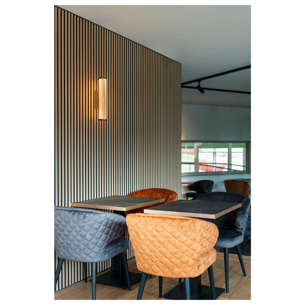 SLV QUIMERA, wall-mounted light, 2700/3000 K, PHASE, brushed brass 1008036