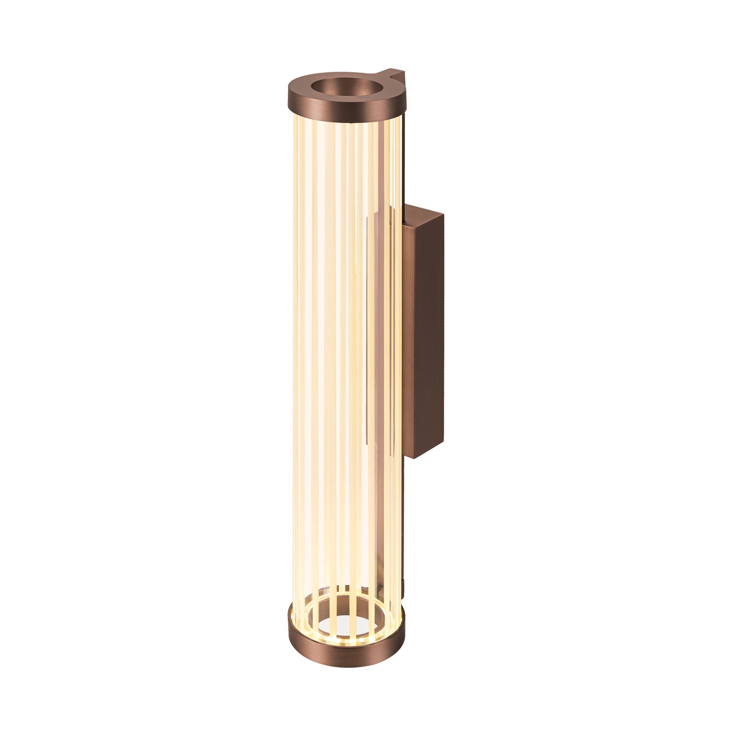 SLV QUIMERA, wall-mounted light, 2700/3000 K, PHASE, dark copper 1008037