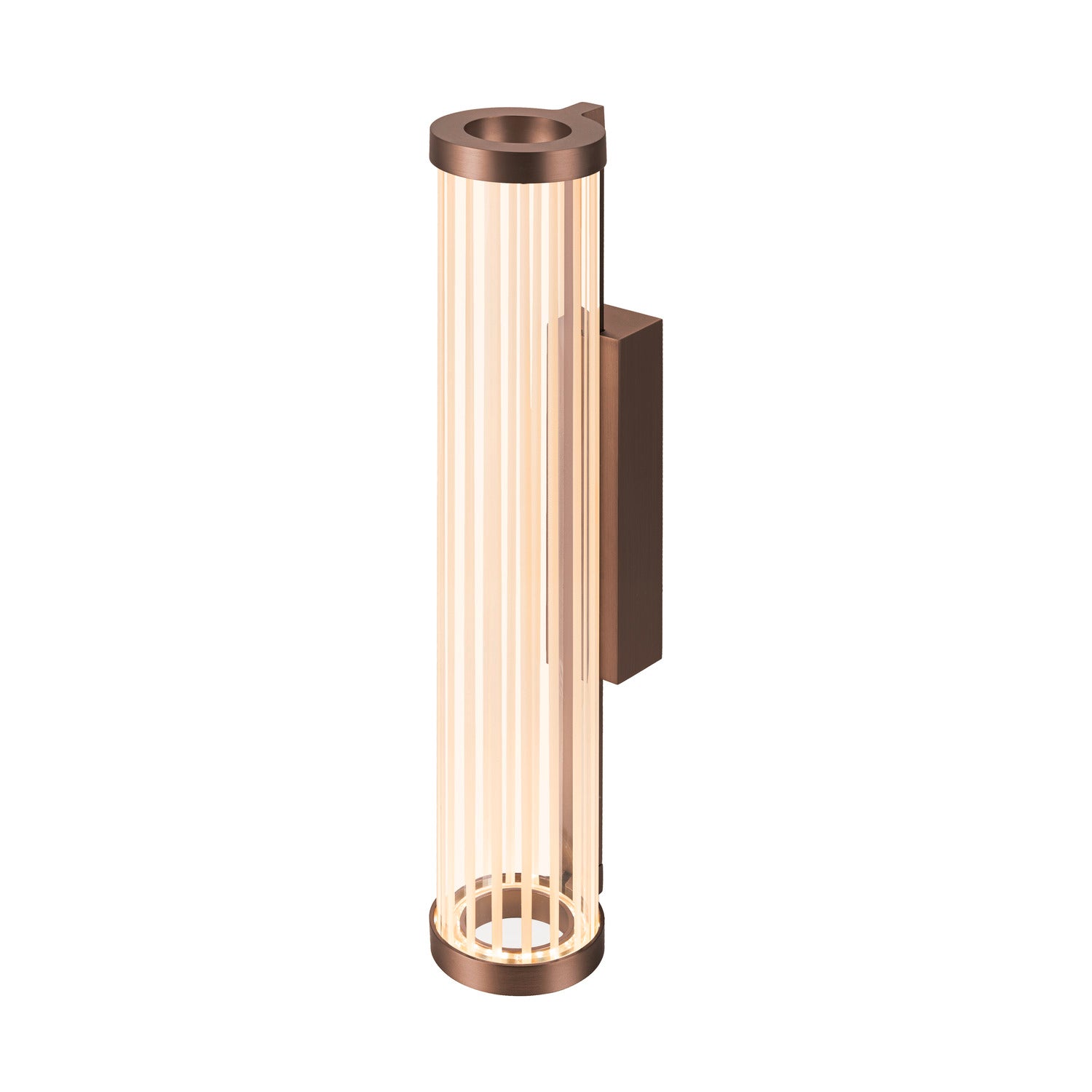 SLV QUIMERA, wall-mounted light, 2700/3000 K, PHASE, dark copper 1008037