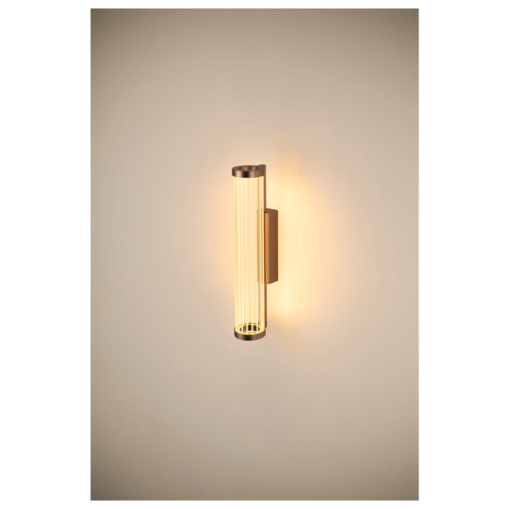 SLV QUIMERA, wall-mounted light, 2700/3000 K, PHASE, dark copper 1008037