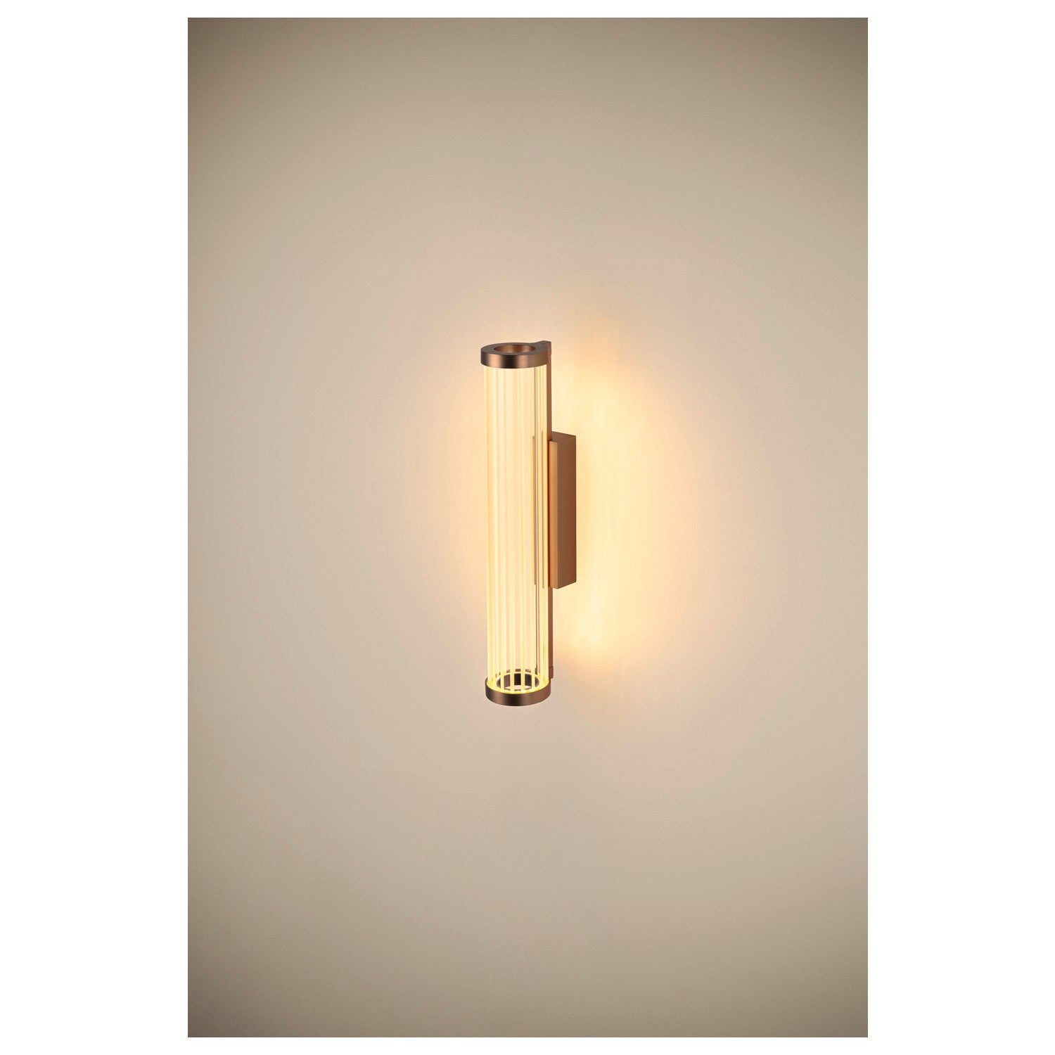 SLV QUIMERA, wall-mounted light, 2700/3000 K, PHASE, dark copper 1008037