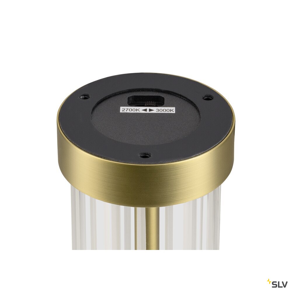 SLV QUIMERA, table lamp, 2700/3000 K, brushed brass 1008039