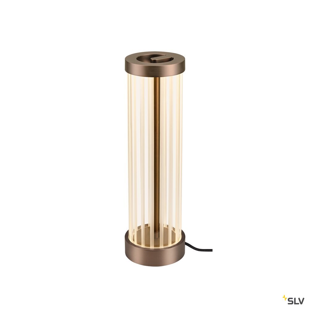 SLV QUIMERA, table lamp, 2700/3000 K, dark copper 1008040
