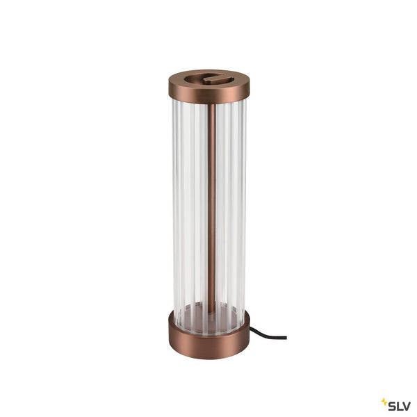 SLV QUIMERA, table lamp, 2700/3000 K, dark copper 1008040