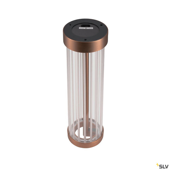 SLV QUIMERA, table lamp, 2700/3000 K, dark copper 1008040