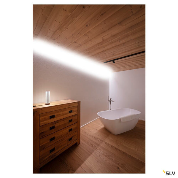 SLV QUIMERA, table lamp, 2700/3000 K, dark copper 1008040