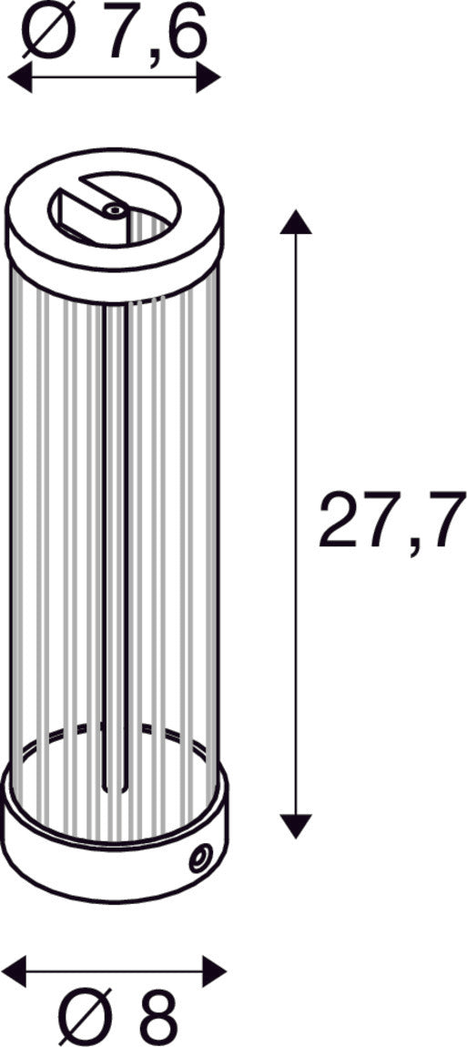 SLV QUIMERA, table lamp, 2700/3000 K, dark copper 1008040