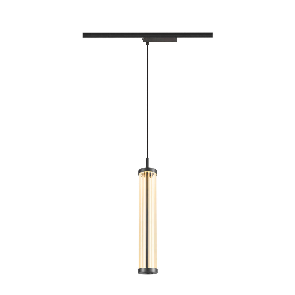 SLV QUIMERA, 1~ pendant light, pendant length 150 cm, 2700 K, PHASE, dark bronze 1008041