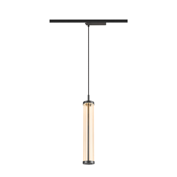 SLV QUIMERA, 1~ pendant light, pendant length 150 cm, 2700 K, PHASE, dark bronze 1008041