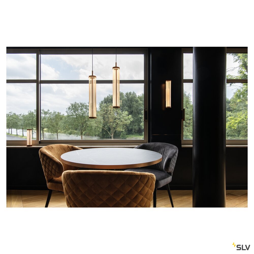 SLV QUIMERA, table lamp, 2700/3000 K, brushed brass 1008039