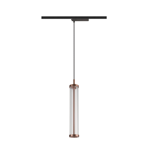 SLV QUIMERA, 1~ pendant light, pendant length 150 cm, 2700 K, PHASE, dark copper 1008043