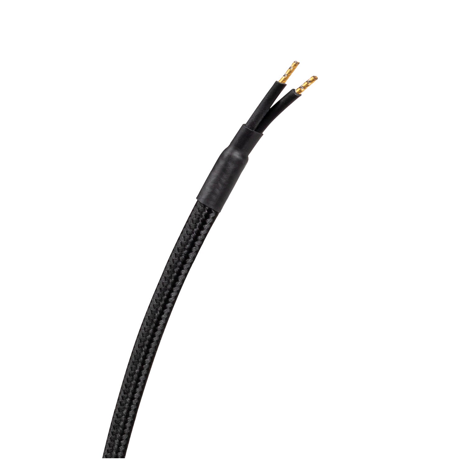 SLV WUD, pendant light, E27, half round, open cable end, 1 x max. 60 W, black 1008045