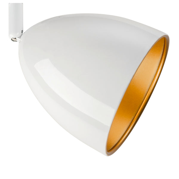 SLV PARA CONE 14, 1 phase system light, GU10, white/gold 1008053