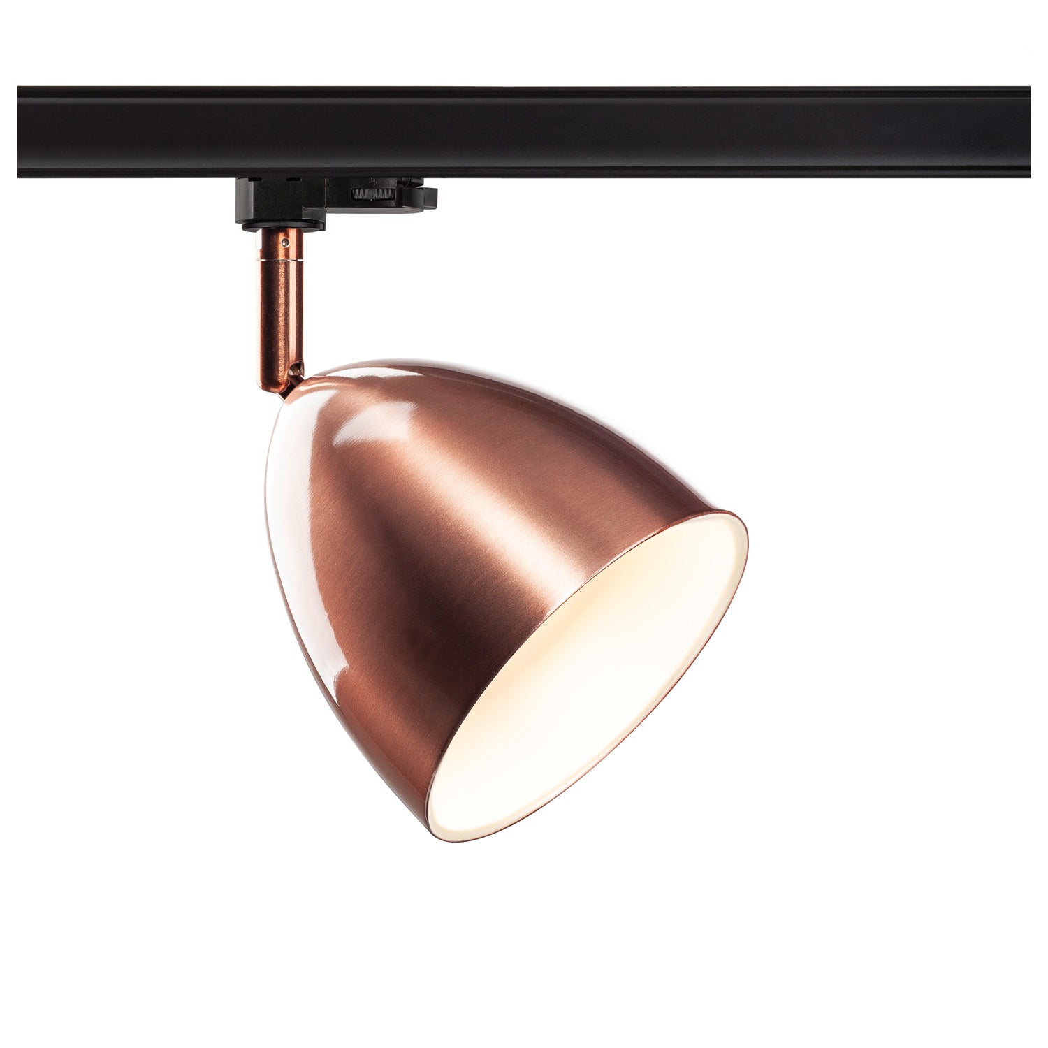 SLV PARA CONE 14, 3-phase system light, GU10, copper/white 1008057