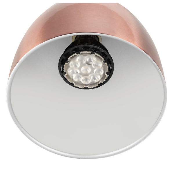 SLV PARA CONE 14, 3-phase system light, GU10, copper/white 1008057