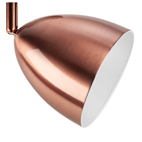 SLV PARA CONE 14, 3-phase system light, GU10, copper/white 1008057