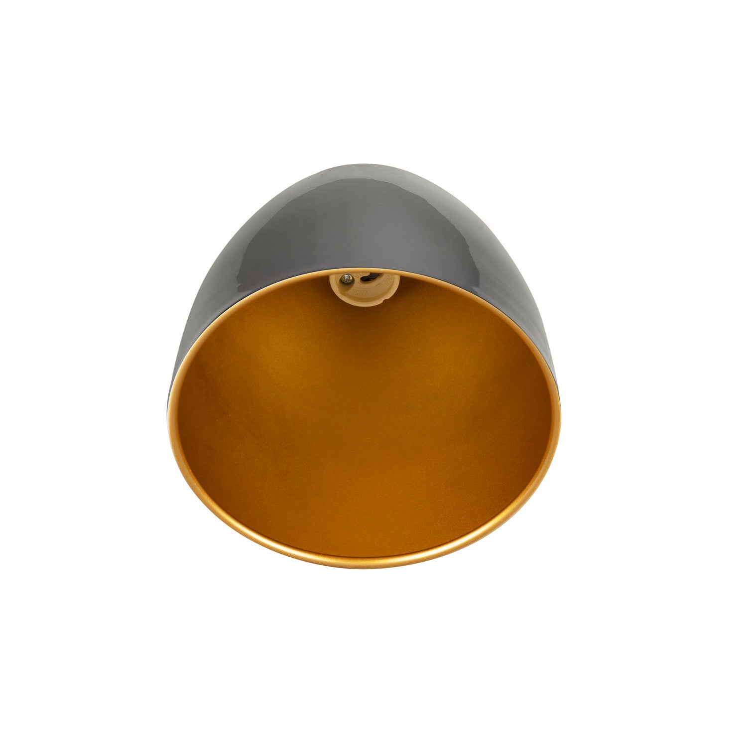 SLV PARA CONE 14, pendant light for 1-phase system, GU10, black/gold 1008058