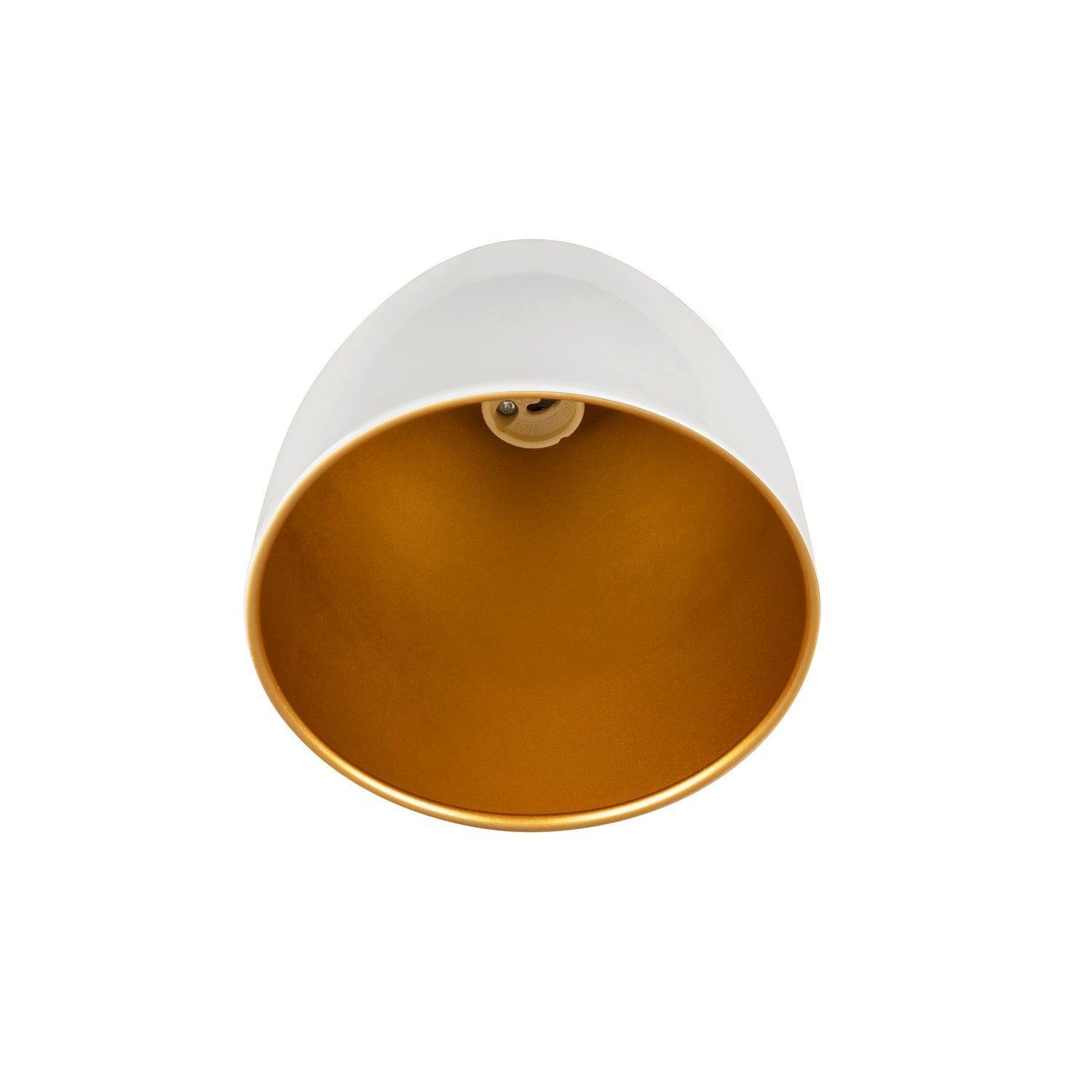 SLV PARA CONE 14, pendant light for 1-phase system, GU10, white/gold 1008059