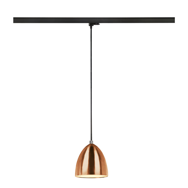 SLV PARA CONE 14, pendant light for 3-phase system, GU10, copper 1008063