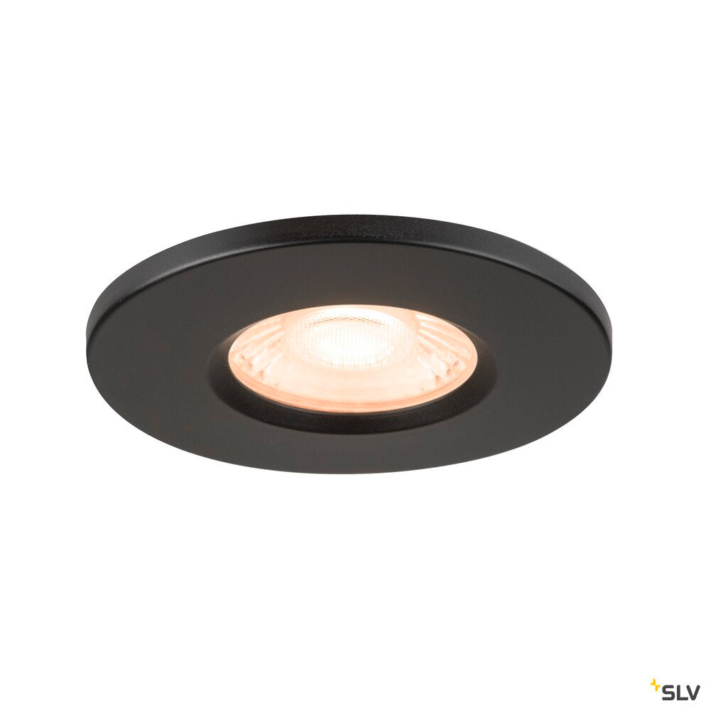 SLV UNIVERSAL DOWNLIGHT cover, for Downlight IP65, round, black 1008067