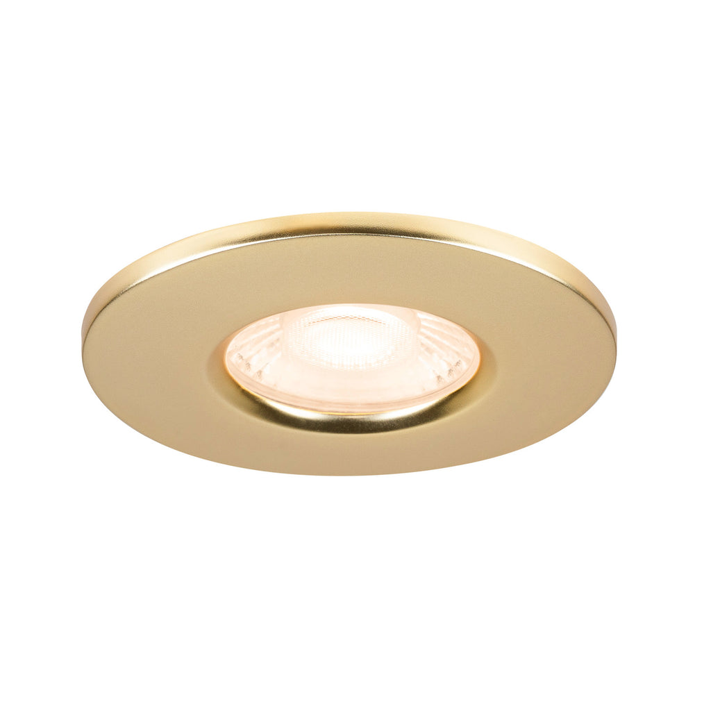 SLV UNIVERSAL DOWNLIGHT cover, for downlight, IP65, round, gold matt 1008070