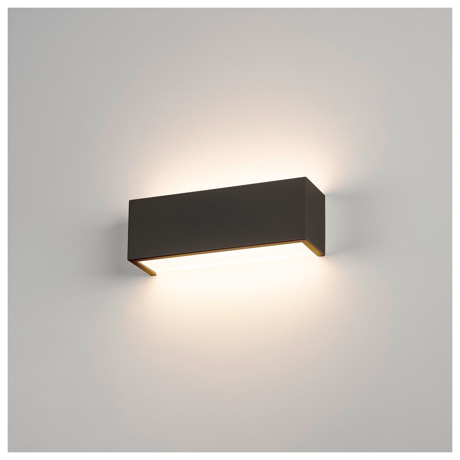 SLV CHROMBO, wall-mounted light, square, 3000 K, 8 W, PHASE, 120°, black 1008071