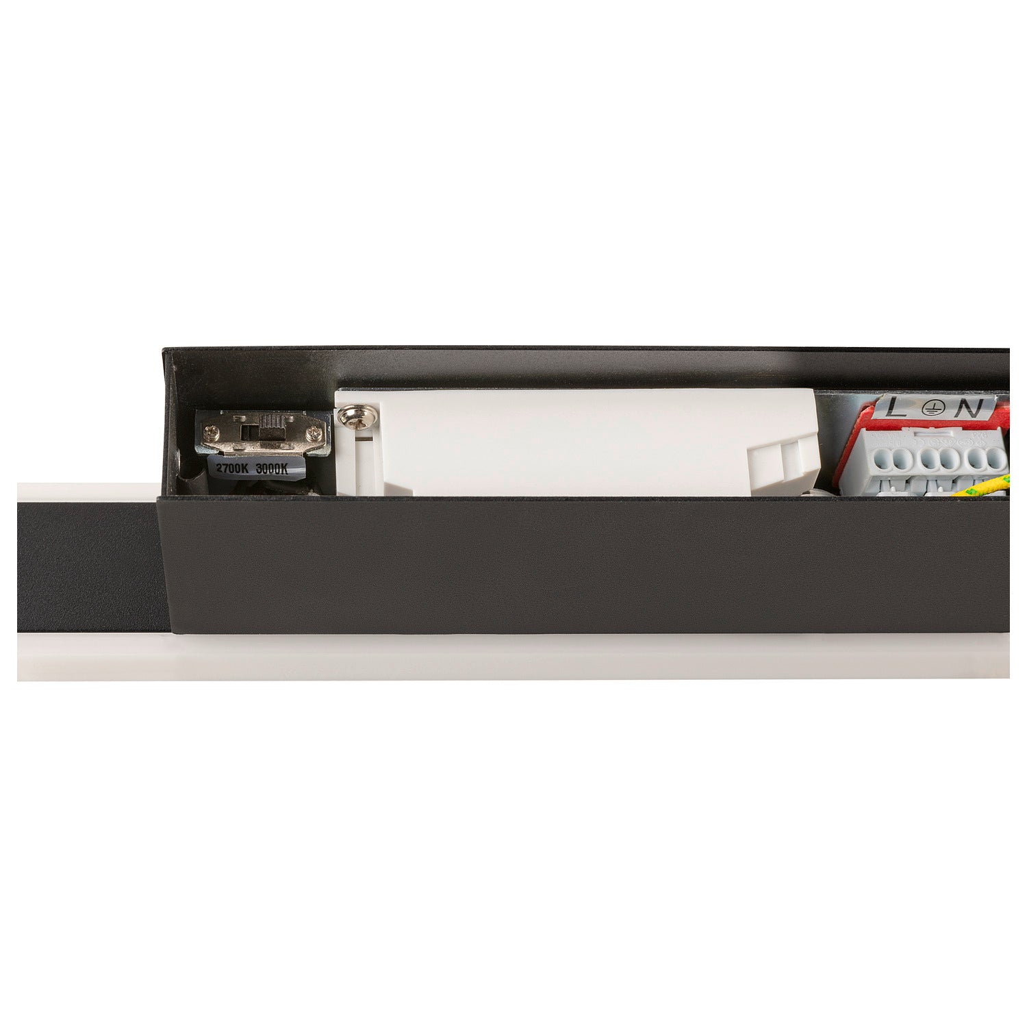 SLV ONE LINEAR 70, wall-mounted light, UP/DOWN, 2700/3000 K, PHASE, black 1008081
