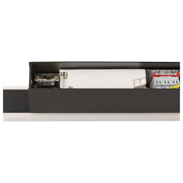 SLV ONE LINEAR 70, wall-mounted light, UP/DOWN, 2700/3000 K, PHASE, black 1008081