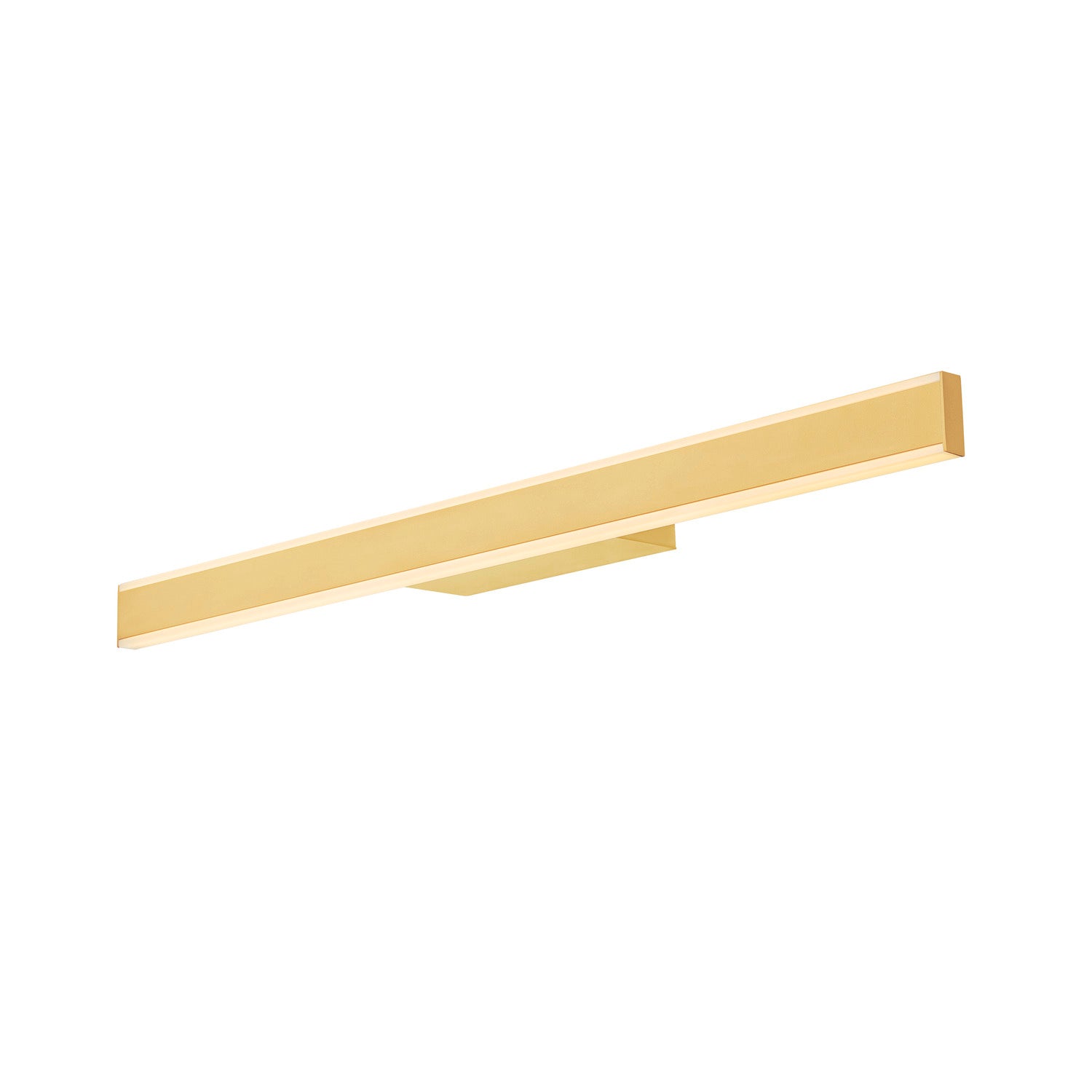 SLV ONE LINEAR 70, wall-mounted light, UP/DOWN, 2700/3000 K, PHASE, brass 1008083