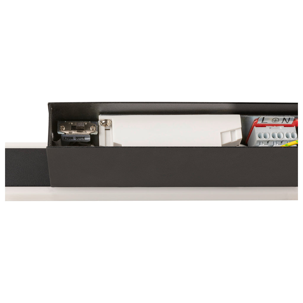 SLV ONE LINEAR 50, wall-mounted light, UP/DOWN, 2700/3000 K, PHASE, black 1008084