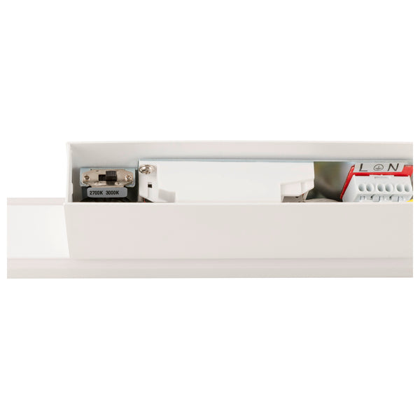 SLV ONE LINEAR 50, wall-mounted light, UP/DOWN, 2700/3000 K, PHASE, white 1008085