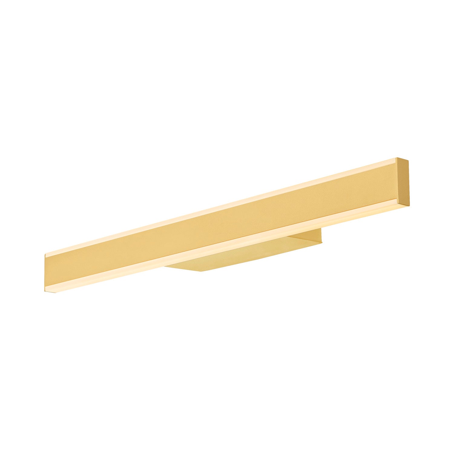 SLV ONE LINEAR 50, wall-mounted light, UP/DOWN, 2700/3000 K, PHASE, brass 1008086