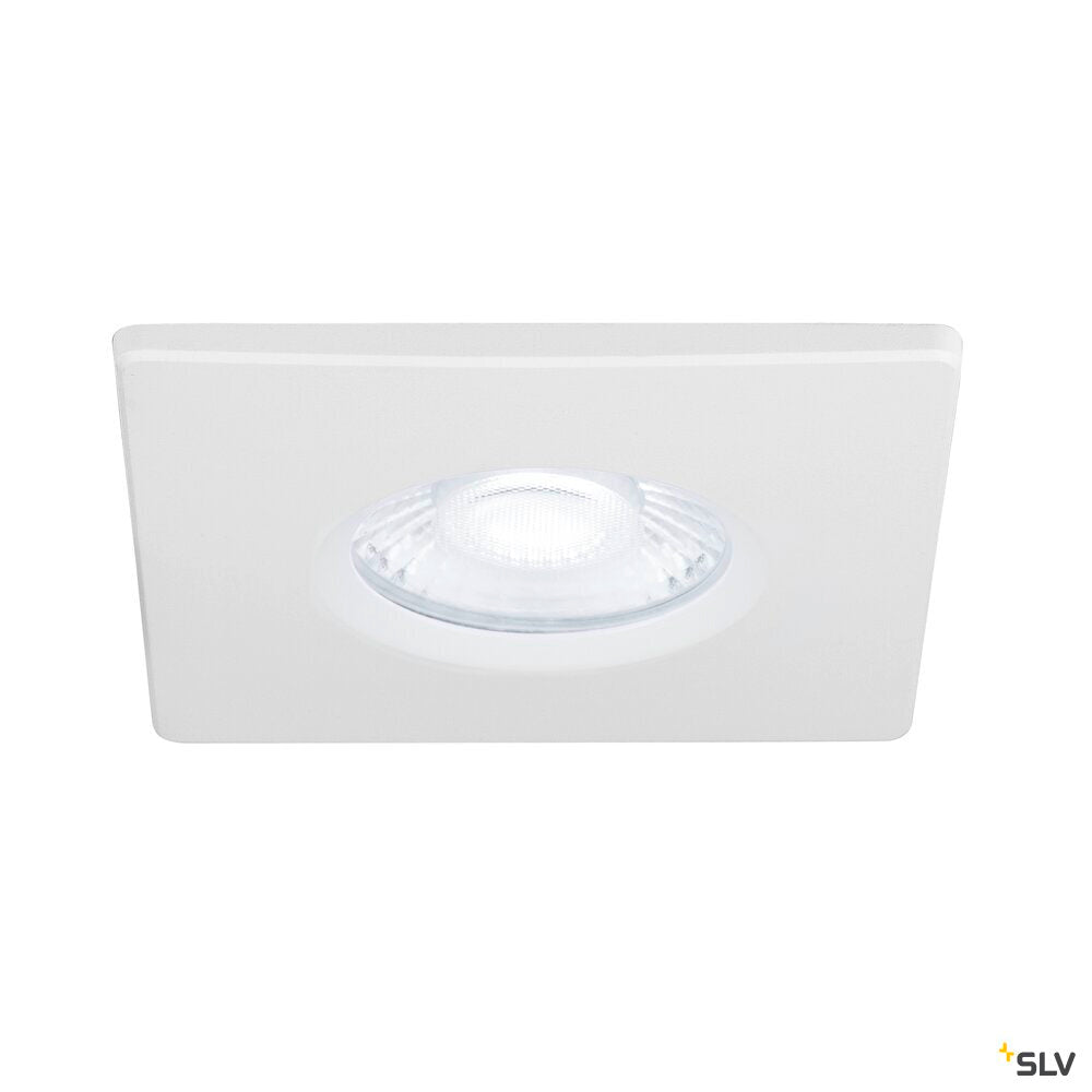 SLV UNIVERSAL DOWNLIGHT cover, for downlight, IP65, square, white 1008095