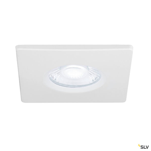 SLV UNIVERSAL DOWNLIGHT cover, for downlight, IP65, square, white 1008095